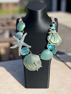 St. Thomas vtg Seaside Statement Necklace